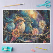 Sterrenlicht vogels tissuepapier (Craft)