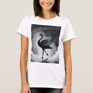 Sterrenlicht zwaan t-shirt