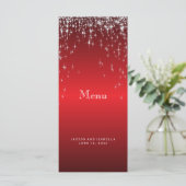 Sterrenlichten in het rood - Menu (Staand voorkant)