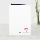 Sterrenmaan met wolken: leeg kaart (Achterkant)