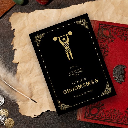  Sterrenman Fake Golden Junior Groomsman