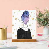 Sterrenmeisje teken acryl bord (Huwelijk)