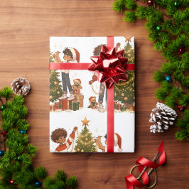 Sterrenmomenten- Kerst inpakpapier