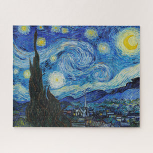 "STERRENNACHT" 1889 VAN VINCENT VAN GOGH OP PUZZEL