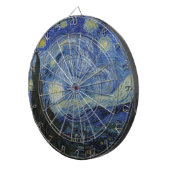 Sterrennacht 1889 Vincent van Gogh Dartbord (Voorkant Rechts)