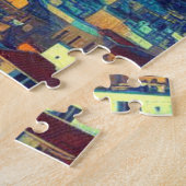 Sterrennacht Acropolis Athens Griekenland Legpuzzel (Zijkant)