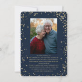 Sterrennacht Adirondack-stoelen 50ste verjaardag I Kaart (Achterkant)