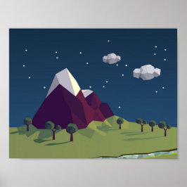 Sterrennacht afbeelding poster