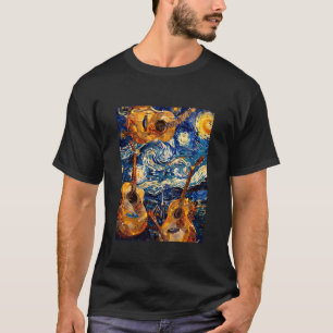 Sterrennacht Akoestische Gitaristen 1 T-shirt