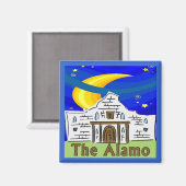 Sterrennacht Alamo Magneet (Voorkant / Achterkant)
