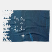 Sterrennacht alles is kalm. Alles is helder voor K Theedoek (Horizontaal)