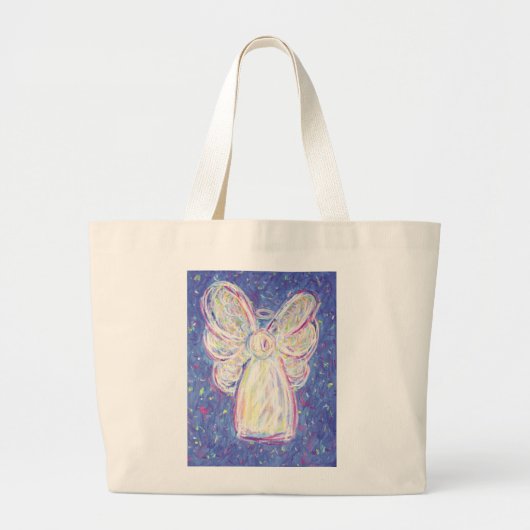 Sterrennacht Angel Art Canvas tas (Voorkant)