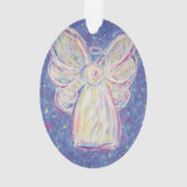 Sterrennacht Angel Art Holiday Ornament (achterkant)