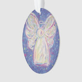 Sterrennacht Angel Art Holiday Ornament (voorkant)