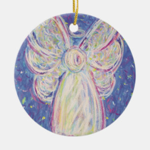 Sterrennacht Angel Art Holiday Ornament