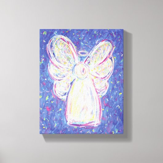 Sterrennacht Angel Art Wrapped Canvas schilderen (Voorkant)