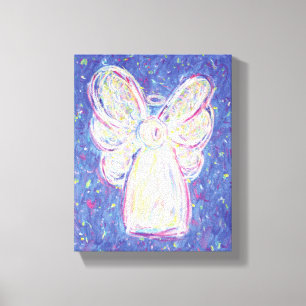 Sterrennacht Angel Art Wrapped Canvas schilderen Afdruk