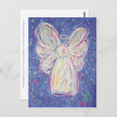 Sterrennacht Angel Briefkaart (Voorkant / Achterkant)