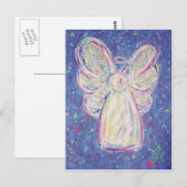 Sterrennacht Angel Briefkaart (Voorkant / Achterkant)