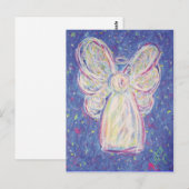 Sterrennacht Angel Briefkaart (Voorkant / Achterkant)