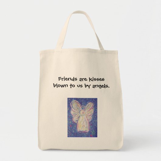 Sterrennacht Angel - Grocery Tas (Voorkant)