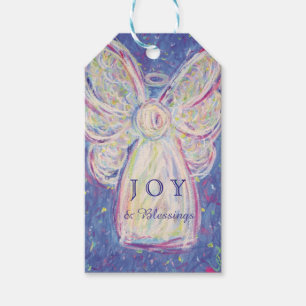 Sterrennacht Angel Holiday Joy Custom Gift Labels Cadeaulabel