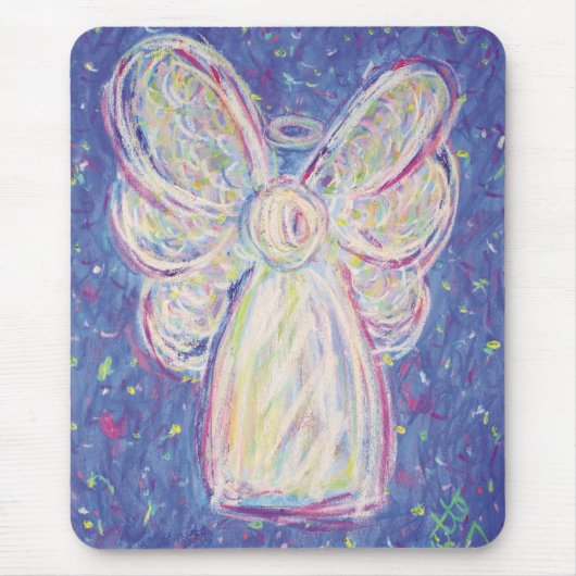 Sterrennacht Angel Mousepad Muismat (Voorkant)
