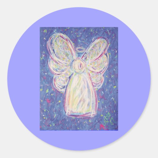 Sterrennacht Angel Sticker (Voorkant)