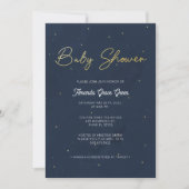 Sterrennacht Baby shower Kaart (Voorkant)