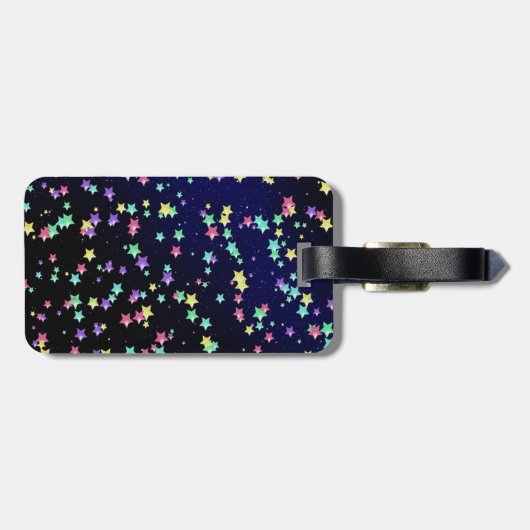 Sterrennacht Bagagelabel (Achterkant horizontaal)
