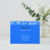 STERRENNACHT Bar Bat Mitzvah Reply Response Kaart (Staand voorkant)