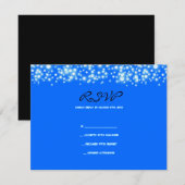STERRENNACHT Bar Bat Mitzvah Reply Response Kaart (Voorkant / Achterkant)