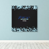 STERRENNACHT Bat Mitzvah Sign-In Memory Board Canvas Afdruk (Insitu (Houten vloer))