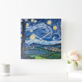 Sterrennacht Belmont Lancashire Vierkante Klok (Huis)