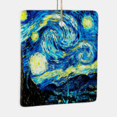 Sterrennacht, beroemd schilderij van Gogh, Keramisch Ornament (Rechts)