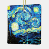 Sterrennacht, beroemd schilderij van Gogh, Keramisch Ornament (Links)