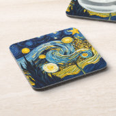 Sterrennacht Bier Onderzetter (Linkerzijde)