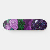 Sterrennacht bij het meer persoonlijk skateboard (Horizontaal)