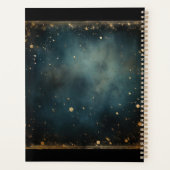 Sterrennacht blauw romantisch met naam planner (Achterkant)