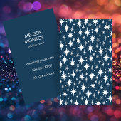 Sterrennacht Blue Pattern Elegant Visitekaartje