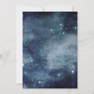 Sterrennacht Blue Sky Stars Lovers Universe Bedankkaart