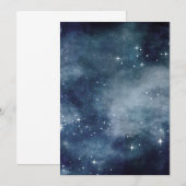 Sterrennacht Blue Sky Stars Lovers Universe Bedankkaart (Voorkant / Achterkant)