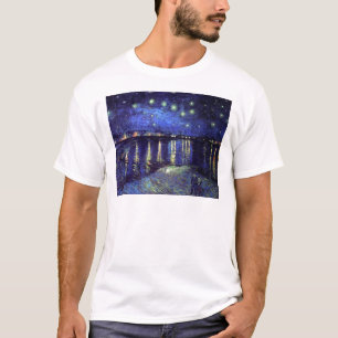 sterrennacht boven de Rhône 1890 T-shirt