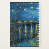 Sterrennacht boven de Rhône | Aangepaste tekst Planner (Achterkant)