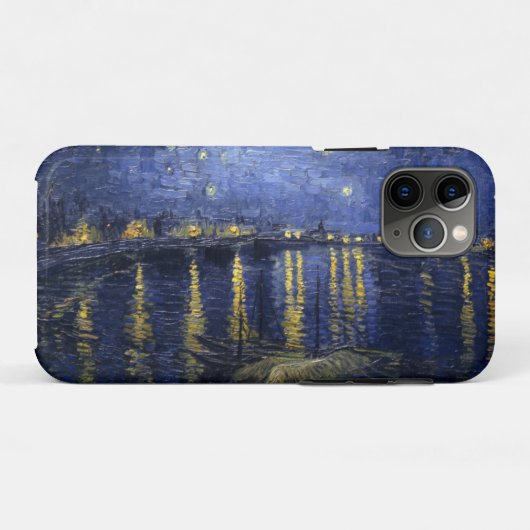 Sterrennacht boven de Rhône Case-Mate iPhone Case (Achterkant (horizontaal))
