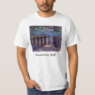 Sterrennacht boven de Rhône door Vincent van Gogh T-shirt