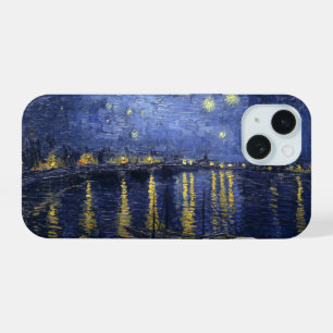 Sterrennacht boven de Rhône iPhone 15 Case