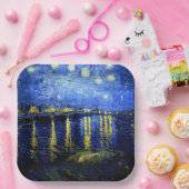 Sterrennacht boven de Rhône, Papieren Bordje (Feest)