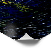 Sterrennacht boven de Rhône van Van Gogh Perfect Poster (Hoek)