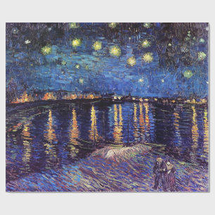 Sterrennacht boven de Rhône, Vincent van Gogh. Cadeaupapier